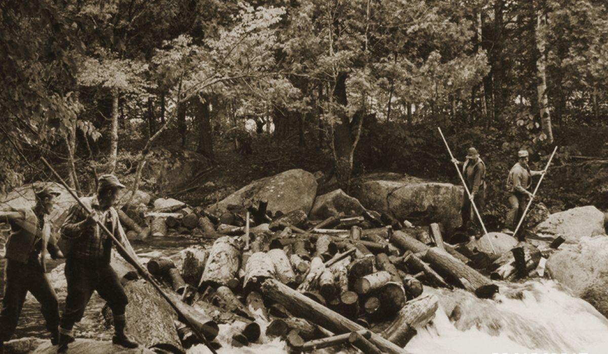 Last Log Drive down the Kennebec River